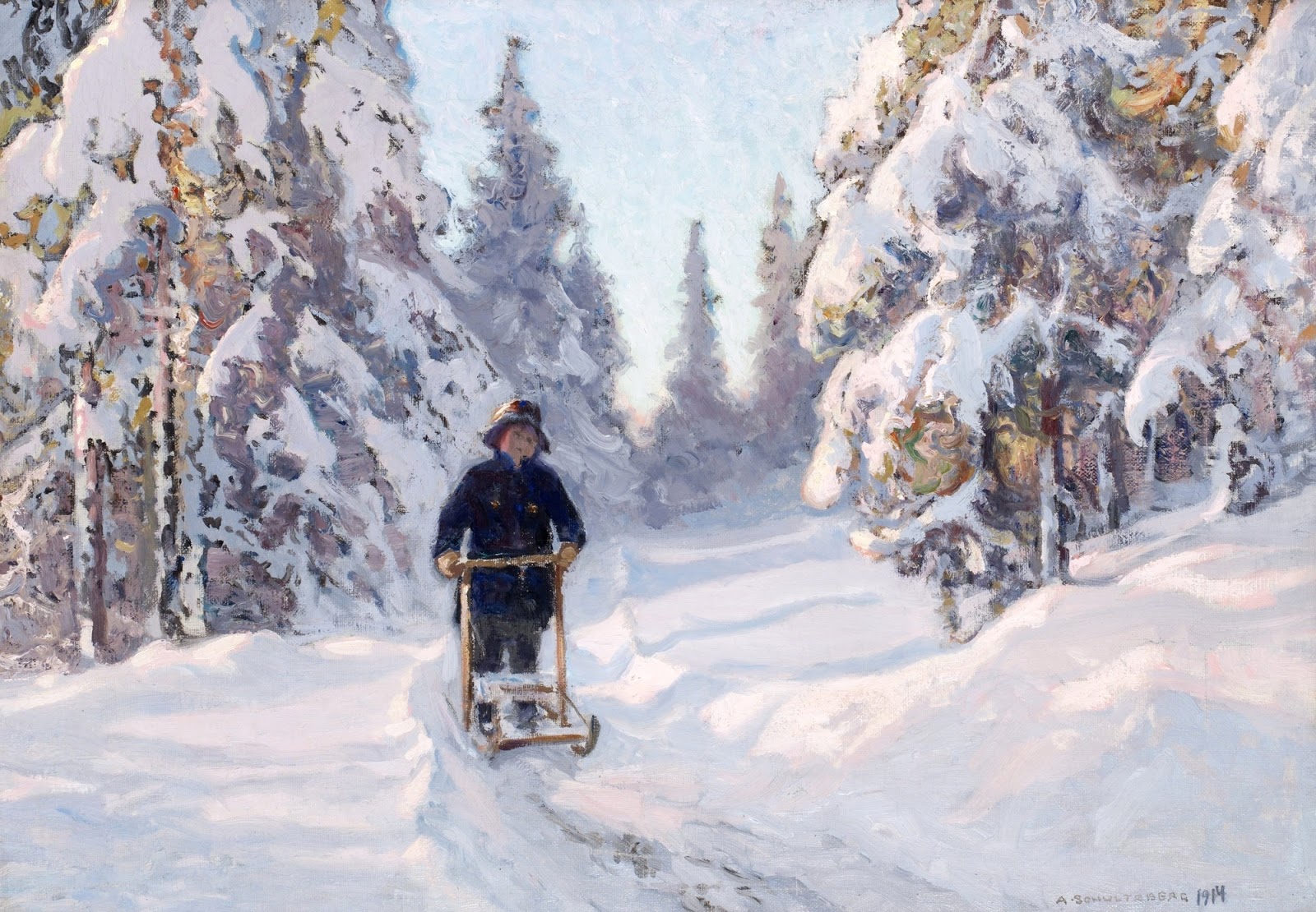 Anshelm Leonard Schultzberg (1862-1945) картины